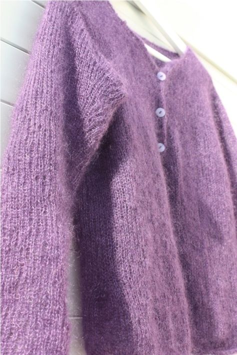 Gilet Mohair, Pull Mohair, Debbie Bliss, Stockinette Stitch, Drops Design, My Profile, Sweater Cardigan, Couture, Silk