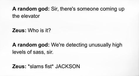 Percy Jackson Funny Memes Hilarious, Pjo Memes Hilarious, Perseus Jackson, Percy Jackson Comics, Greek Memes, Zio Rick, Greek Mythology Humor, Percy Jackson Head Canon, Persassy Jackson