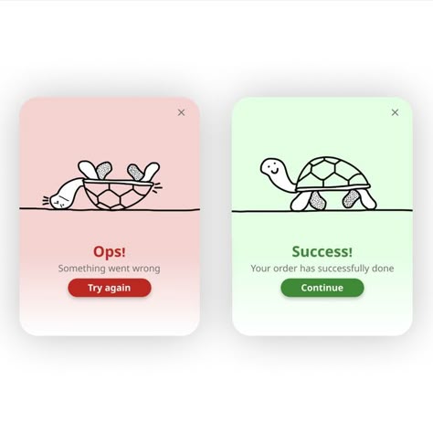 UX/UI Design, UI Design, Flash message, App design, error/success, figma, webdesign App Illustration, Web Design Illustration, Success Message, Android Design, Ui Animation, Daily Ui, Webpage Design, Error Message, Ui Inspiration