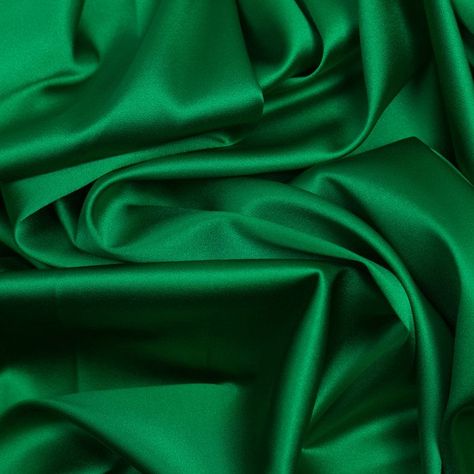 Green Images, Body Aesthetics, Stretch Satin Fabric, Green Things, Mood Fabrics, Brown Colour, Matte Satin, Silk Charmeuse, Stretch Satin