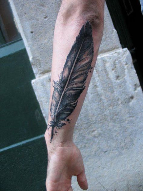 Feather Tattoo Men, Feather Tattoo For Men, Model Tattoos, Wild Tattoo, Cool Arm Tattoos, Cool Tattoos For Guys, Feather Tattoo, Elephant Tattoos, Feather Tattoos