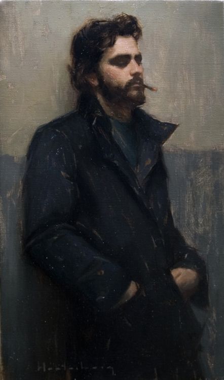 Smoking Christopher by Aaron Westerberg Futurisme Retro, Figurative Kunst, Art Competitions, Figurative Art, Figure Painting, 그림 그리기, Portrait Art, Painting Inspiration, Classic Art