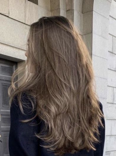 Level 6 Natural Hair Color, Light Smokey Brown Hair, Hair Inspo Dark Blonde, Healthy Dark Blonde Hair, Light Brown Blondish Hair, Mousy Brown Hair Aesthetic, Dark Dark Blonde Hair, Long Mousy Brown Hair, Darkest Blonde Hair