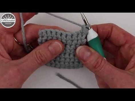 (1) backside single crochet (bs-sc) - YouTube Single Crochet Stitch, Look On, Single Crochet, Crochet Stitches, Crochet