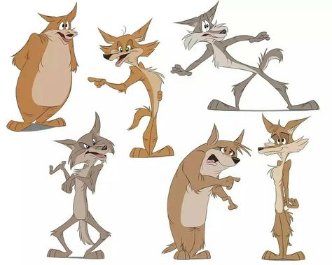 Coyote Character Design, Coyote Character, Cartoon Wolf, Mouse Designs, Cartoon Expression, Animal Cartoon, Environment Concept Art, Illustration Character Design, Nature Animals