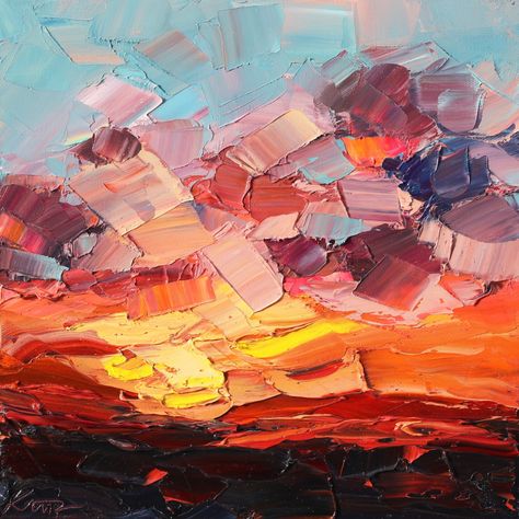 Expressive Palette Knife Paintings Capture the Natural Beauty of California Krista Schumacher Art, Desert Area, California Beaches, A Level Art Sketchbook, Palette Knife Art, Painted Pictures, Contemporary Impressionism, Southwest Art, Knife Art