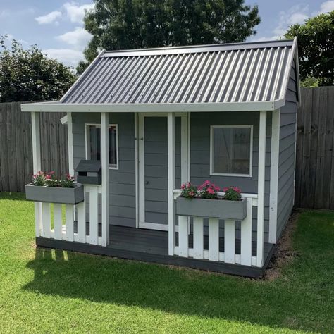 Top Cubby Houses Kids Play House Outdoor, Diy Cubby House, Kids Shed, Houses In Australia, Cubby House Ideas, Houses Australia, Kids Cubby Houses, Kids Cubbies, Outdoor Play Space