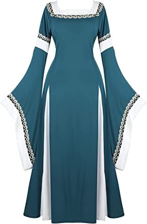 Peasant Dress Medieval, Retro Gown, Medieval Costume Women, Fair Outfits, Costume Women, Fancy Dresses Long, Medieval Costume, Medieval Dress, Nightgowns For Women