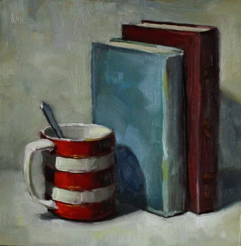 Still Life Painting Books, Kitchen Still Life Drawing, Still Life Drawing Composition, Still Life Art Ideas, Oil Painting Objects, Still Life Painting Ideas, Easy Still Life Painting, Still Life Book, Book Still Life