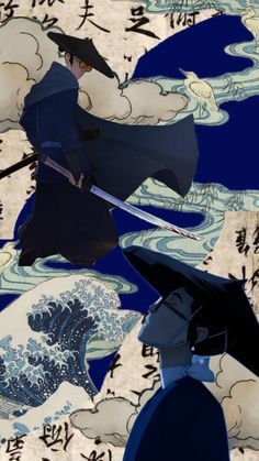 Seshomaru Y Rin, Samurai Wallpaper, Samurai Artwork, 1080p Anime Wallpaper, Art Painting Gallery, Blue Eye, Connect With People, Your Aesthetic, Creative Energy