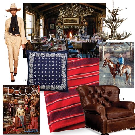 Ralph Lauren Celebrates 40 Years of Iconic Designs for the Home Ralph Lauren Southwestern Style Home, Ralph Lauren Lodge, Ralph Lauren Cabin, Ralph Lauren Interior Design, Ralph Lauren House, Ralph Lauren Interiors, City Living Room, Apartment Bar, Polo Bar