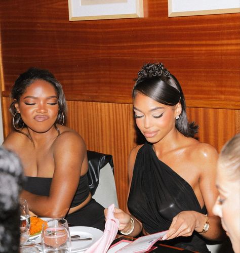 Ryan Destiny And Friends, Lori Harvey Ryan Destiny, Ryan Destiny And Lori Harvey, Lori Harvey And Friends, Zine Cover, Future Me, Ryan Destiny, Girls Night In, Lori Harvey