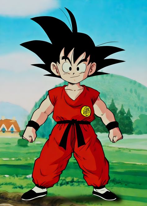 Kid Goku Wallpapers, Kid Goku Manga, Goku Reference, Dragon Ball Kid Goku, Dragonball Art, Anime Kid, Goku Manga, Kid Goku, Dragon Ball Image