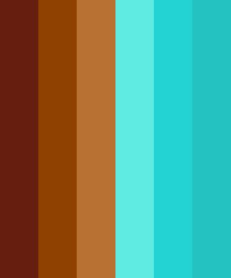 Bronze Color Palette, Copper Colour Palette, Turquoise Color Combinations, Copper Colour Scheme, Turquoise Color Palette, Paint Palettes, Color Design Inspiration, Email Examples, Patina Color