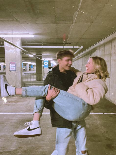 couple picture ideas parking garage Couple Poses Parking Garage, Parking Lot Couple Photoshoot, Garage Photoshoot, Prom Pictures, Parking Garage, Couple Dancing, Couples Goals, Couple Poses, Fashion Couple