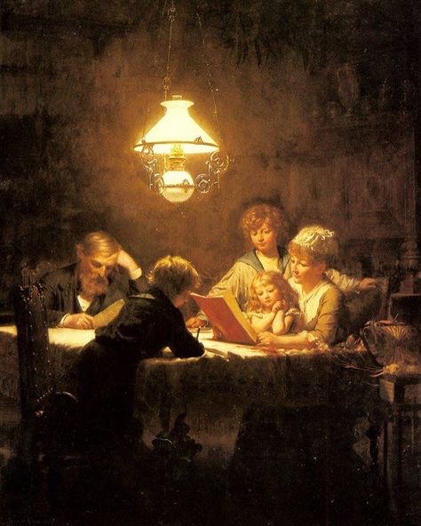 @art.infinitus shared a photo on Instagram: “Knut Ekwall, The Reading Lesson, late 1800s  Knut Alfred Ekwall (3 April 1843, Säby Parish (now Tranås), Småland - 4 April 1912, Tranås)…” • May 26, 2020 at 9:01pm UTC Baroque Art, William Turner, Paul Gauguin, Reading Lessons, Gustav Klimt, Art Reference Photos, Art Reproductions, Classic Art, Aesthetic Art