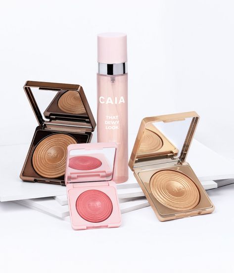 Get bronzers with prism technology from CAIA | CAIA Cosmetics Love Makeup, Sun Kissed, Gold Coast, Bronzer, Face Makeup, Make Up, Technology, Collage, Makeup