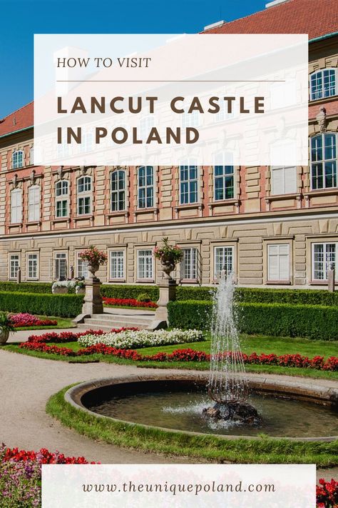 Łańcut Castle is one of the most beautiful aristocratic residences in Poland. It is famous for its excellent residential interiors and a fascinating collection of horse-drawn vehicles – one of the largest in Poland. The palace complex is surrounded by an old, picturesque English-style park.#Castles#Architecture#GemofPoland#EuropeTravel#PolandTravel#AwesomeBuildings Castles To Visit, Poland Travel, Castles Interior, Italian Garden, Exotic Places, Horse Drawn, Medieval Town, English Style, Central Europe