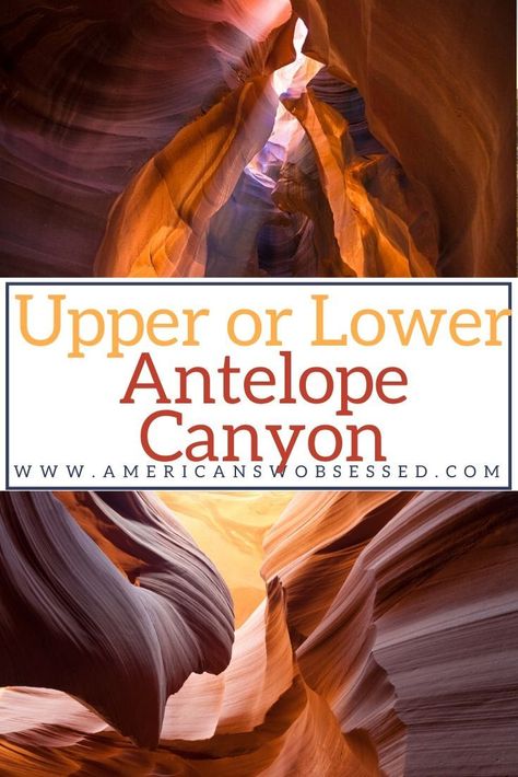 Antelope Canyon has both an upper and lower canyon which are located 15 minutes apart but both within the same national park.  Both Upper and Lower Antelope Canyons have very different feels and features, so although you can visit both canyons in one day it can be rushed trip. #arizona #traveltips Waterhole Canyon Arizona, Popsicle Stand, Usa Hiking, Utah Trip, Arizona Trip, Slot Canyons, Lower Antelope Canyon, Usa Destinations, Slot Canyon