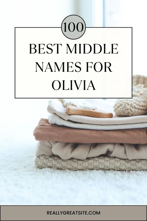 Seeking the perfect middle name for Olivia? Consider these gems: Olivia Willow: Nature-inspired, evokes grace and flexibility Olivia Elowen: Rare, with an enchanting woodland charm Olivia Charlotte: Timelessly elegant and refined Our updated list of 100 unique and traditional options is perfect for finding a name that resonates with Olivia's spirit and your family's style. Middle Names For Olivia, Olivia Name, Name Unique, Baby Olivia, Olivia Grace, Middle Names, Middle Name