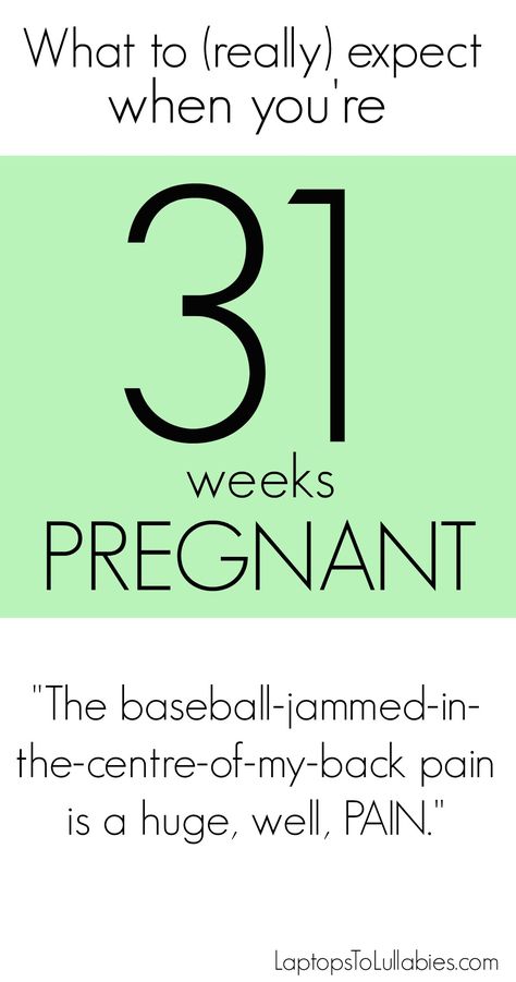 What to REALLY expect when you're 31 weeks pregnant. #pregnancy #week32 How To Sit Properly, 3 Weeks Pregnant, Pregnancy Weeks, Stages Of Baby Development, 35 Weeks Pregnant, Third Trimester Pregnancy, 31 Weeks Pregnant, Letters To My Husband, Pregnancy Week