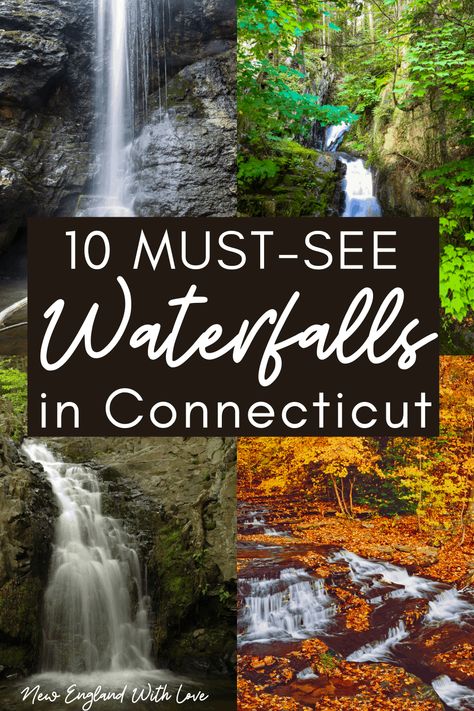 Things To Do In Connecticut, Connecticut Travel, New England Road Trip, Road Trip Places, East Coast Travel, New England States, Waterfall Adventure, New England Travel, Hiking Spots