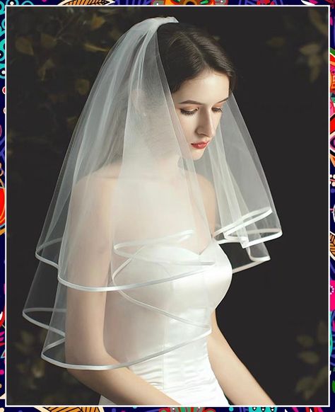 Looking for the perfect wedding veil for your big day? Explore our collection of stunning wedding veils that will make you feel like a princess walking down the aisle. From classic to modern styles, find the perfect one here to complete your bridal look. Elbow Veil, Cheap Wedding Veil, Soft Tulle Veil, Elbow Length Veil, Wedding Veils Short, Ivory Wedding Veils, Layered Veil, Veil Length, Short Veil