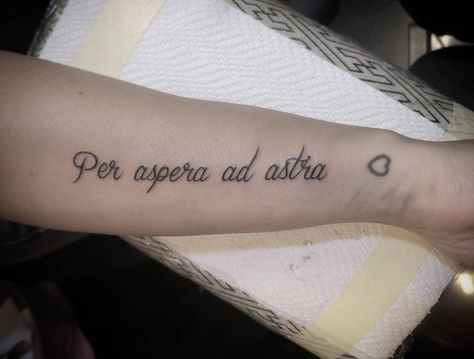 "Attraverso le asperità fino alle stelle" "Through harshness to the stars" The Stars, Writing Tattoos, Ad Astra, To The, Tattoo Quotes, Writing, Paint, Instagram Post, Tattoos