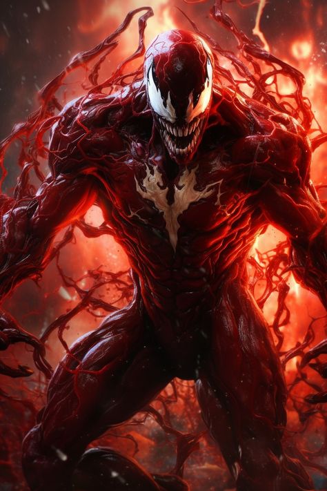 Carnage Wallpaper, Symbiote Spiderman Comic Wallpaper, Symbionts Spider-man Wallpaper, Venom 2 Carnage, Venom Vs Carnage Wallpaper, Carnage Marvel Art, Spider Carnage, Carnage Symbiote, Comic Book Wallpaper