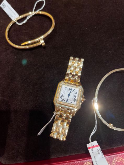 Panther Watch, Cartier Panther, Cartier Watch, Gold Watch, Cartier, Panther, Gold Diamond, Paradise, Prom