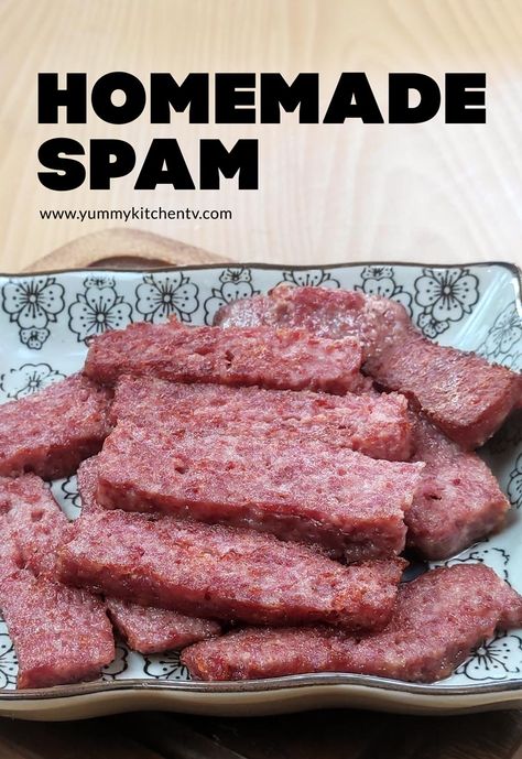 Tater Box Makeover, Homemade Spam Recipes, Homemade Cold Cuts, How To Make Lunch Meat, Meat Press Recipes, Homemade Lunchmeat, Home Made Smoker, Homemade Luncheon Meat Recipe, Homemade Spam Recipe