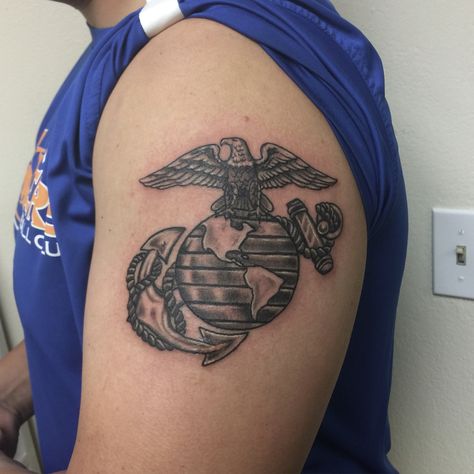 EGA tattoo Marine Symbol Tattoo, Ega Tattoo Design, Ega Tattoo, Marine Corps Tattoos, Usmc Tattoo, Marine Tattoo, Shoe Tattoos, Symbol Tattoo, Tattoo Cover Up