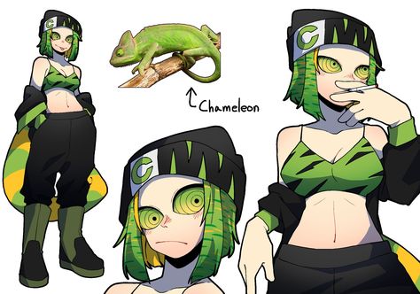 Chameleon Character, Love Character Design, Love Character, Werewolf Art, Monster Girl, Digimon, Design Inspo, Character Design, I Love