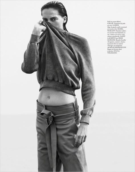 Daria Werbowy by David Sims for Vogue Paris Sims Fashion, Daria Werbowy, Emmanuelle Alt, David Sims, Mode Casual, Fashion Photography Editorial, Vogue Magazine, Street Style Inspiration, Fashion Editorial