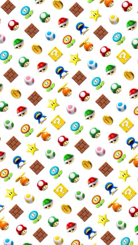 iPod Mario Bros, Super Mario, Wallpaper Iphone, Nintendo, Mario, Iphone, Stars, White