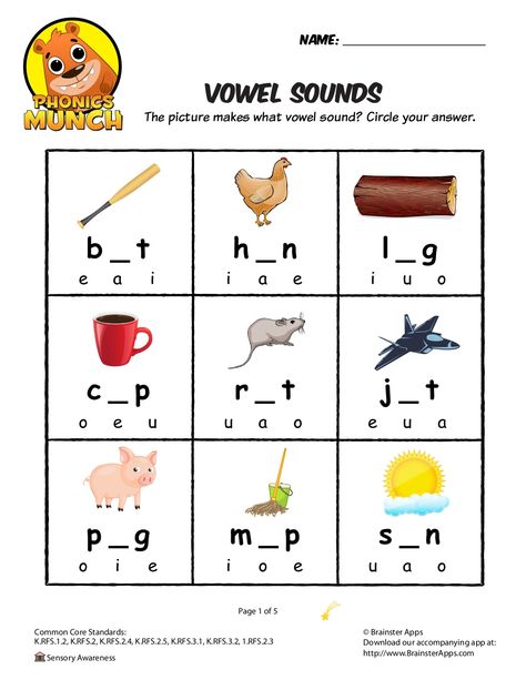 e a i i a e i u ol _ gh _ nb _ tj _ tr _ tc _ ps _ nm _ pp _ go e u u a o e u ao i e i o e u a oVowel soundsPage 1 of 5The... Phonics Worksheets Grade 1, Letter Sounds Kindergarten, Sounds Worksheet, Short Vowel Worksheets, Phonics Flashcards, Kindergarten Phonics Worksheets, Vowel Worksheets, Kindergarten Letters, Kindergarten Reading Worksheets