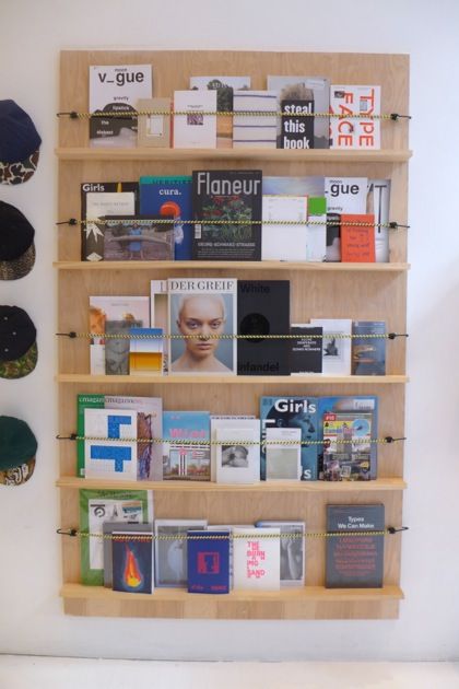 Magazine Shelf Design, Wall Magazine Display, Books On Display, Magazine Shelf Display, Vintage Magazine Display, Book Cover Display, Magazine Wall Display, Magazine Collection Display, Zine Displays