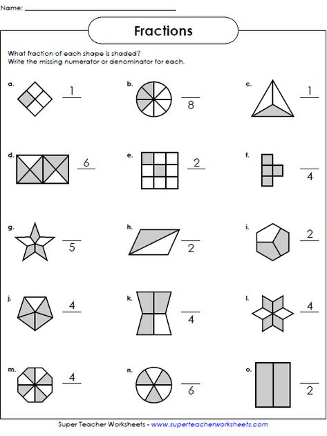 Fraction Worksheets Simple Fractions Worksheets, Free Fraction Worksheets, Fraction Worksheet, Math Fractions Worksheets, Simple Fractions, 4th Grade Math Worksheets, 3rd Grade Math Worksheets, Mathematics Worksheets, 2nd Grade Math Worksheets