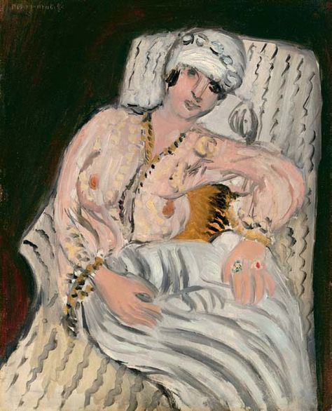 Odalisca di Henri Matisse 1917 Matisse Odalisque, Maurice De Vlaminck, Matisse Paintings, William Turner, Portrait Paintings, Fauvism, Matisse Art, Paul Cezanne, Post Impressionism