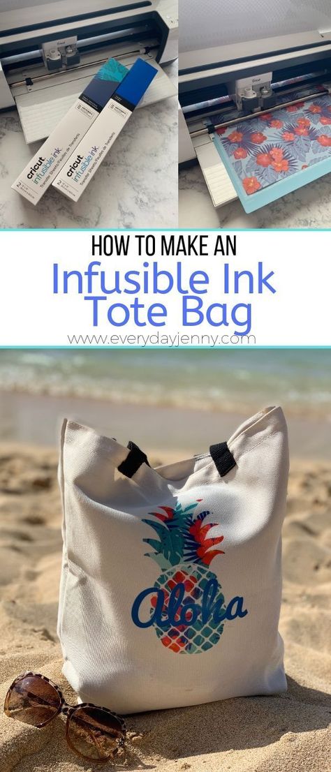 How to make a Cricut Infusible Ink tote bag. #Cricut #Cricutmade Diy Canvas Bags Vinyl, Cricut Apps, Galaxy Slime, Cricut Help, How To Use Cricut, Personalized Pouch, Diy Tote, Dog Business, Scrapbook Flowers