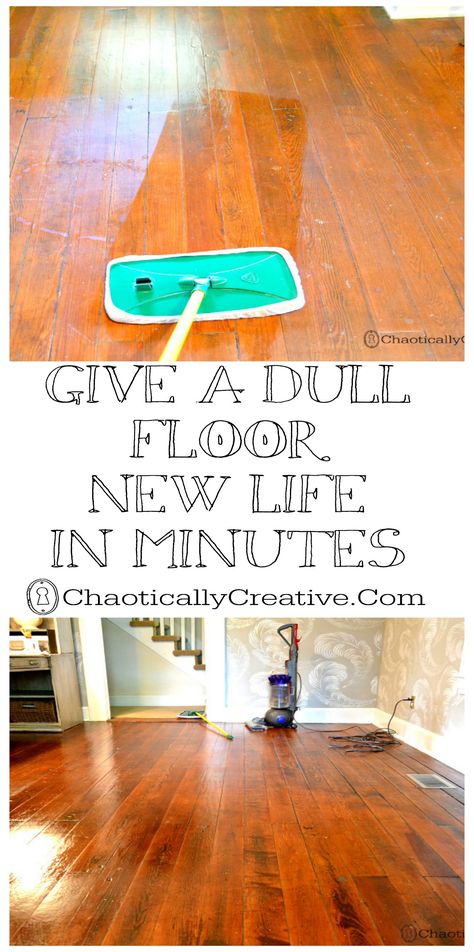 How to make a dull floor shine in minute! Chaotically Creative Cleaner Recipes, Ideas Hogar, Diy Cleaners, Cleaners Homemade, Natural Cleaning Products, House Cleaning Tips, Diy Cleaning Products, Home Maintenance, Cleaning Organizing