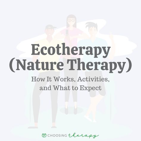 Ecotherapy, also called nature therapy, is a type of mental health therapy that involves experiencing nature to remediate mental health symptoms and boost overall well-being. There are many different types of ecotherapy that can be integrated into traditional therapies. Nature therapy can involve short, simple interventions or be experienced as a Types Of Therapy, Types Of Mental Health, Mental Health Symptoms, Nature Therapy, Mental Health First Aid, Psychiatric Nursing, Mental Health Therapy, Talk Therapy, Forest Bathing