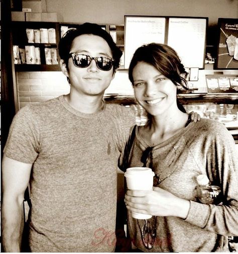 Maggie Twd, Twd Glenn, Glen And Maggie, Steve Yeun, Steven Yuen, Glenn Y Maggie, Celebrity Candids, Lauren Cohen, Glenn Rhee