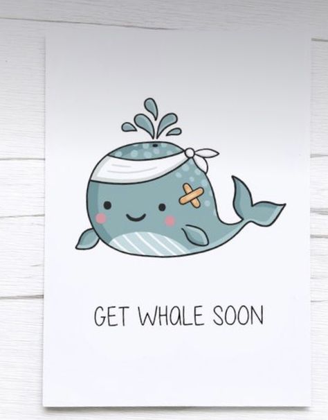 Get Well Soon Puns, Get Well Soon Card Ideas, Shark Quotes, Get Well Funny, Feel Better Cards, Get Well Soon Quotes, Funny Get Well Cards, Pun Cards, Motivational Cards