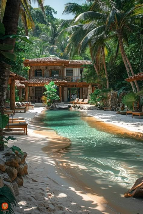 Villa Am Meer, Dream Life House, Tropical Resort, Dream Pools, Design Your Dream House, Dream House Exterior, Cool Pools, Dream House Decor, Backyard Pool