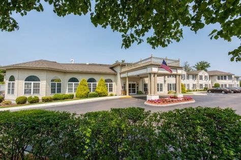 Benchmark Senior Living at Waltham Crossings community exterior Elderly Care Center, Memory Care Unit, Senior Living Facilities, Elder Care, Memory Care, Retirement Community, Assisted Living, Elderly Care, Nursing Home