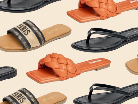 I Just Added These 5 Summer Sandals to My Amazon Cart, and They're All Under $30 — InStyle Amazon Cart, Tiny Closet, Bridesmaid Luncheon, Many Shoes, Summer Sandals, Sandals Summer, Sandals, Dresses