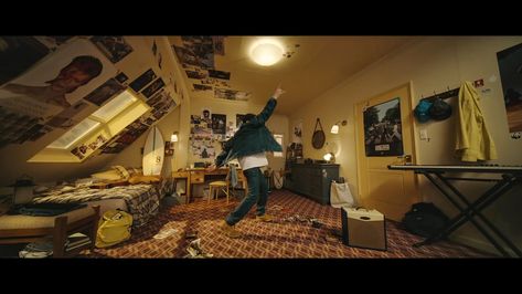 #bts #btsarmy #kpop #jungkook #kookie #dynamite Dynamite Bts Mv, Assistant Director, Bts Mv, Attic Room, Director Of Photography, Room Ideas Aesthetic, Messy Room, Indie Room, Attic Rooms