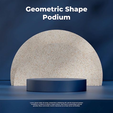 Mockup template 3d render of dark blue p... | Premium Psd #Freepik #psd #stone-podium #3d-scene #3d-platform #3d-stand 3d Platform, Terrazzo Texture, Circle Backdrop, 3d Scene, Sky Landscape, Psd Mockup Template, 3d Render, Mockup Psd, Cropped Hoodie