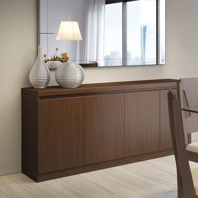 Viennese Buffet Table Bedroom Tv Wall, Stylish Sideboards, Contemporary Sideboard, Sideboard Table, Furniture Design Chair, Dining Room Buffet, Buffet Sideboard, Manhattan Comfort, Business Furniture